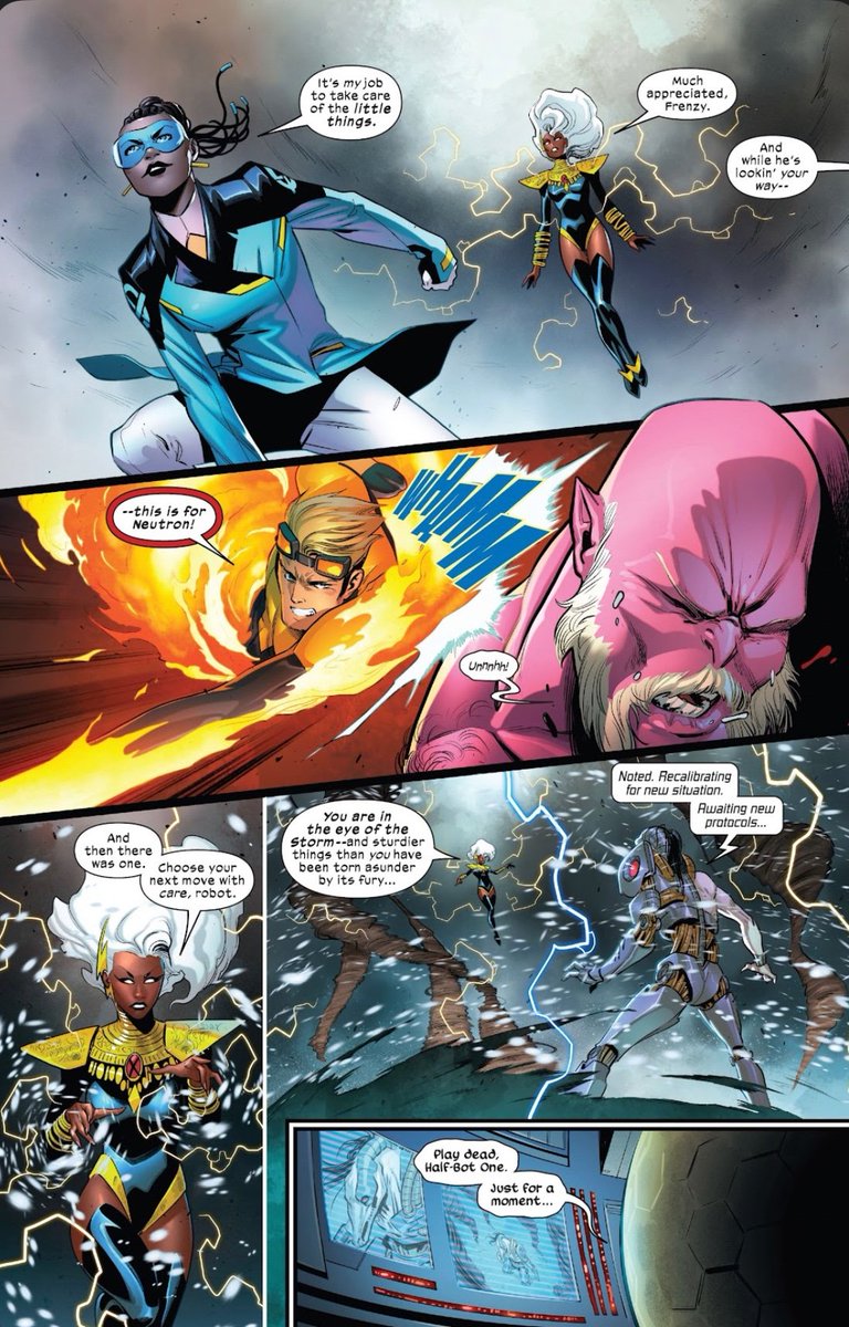GoddessofMars2's tweet photo. Them other X-Slūts R getting 2 much credit. U Xfans R very disingenuous

Ororo planted 1 of the first Krakoa Flowers
#Storm WON in Multiversal Mortal Kombat
She became Queen Regent Of Planet Arakko &amp; Sol's Voice
'Ro defeated Omega after Omega + GODS
She's #BeyondOmega
#Xspoilers https://t.co/FcmFictddX