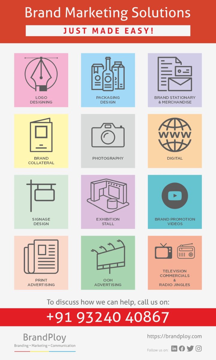 For all your branding and marketing requirements, we are here.

Call us to discover how we can potentially collaborate.