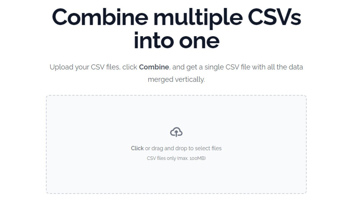I'm on vacation, but my cousin needed some help combining a ton of CSV files for work. Made a quick script for it and you know I had to put it up as a new free tool. I'm going back to vacation I swear! csvcombiner.com #buildinpublic
