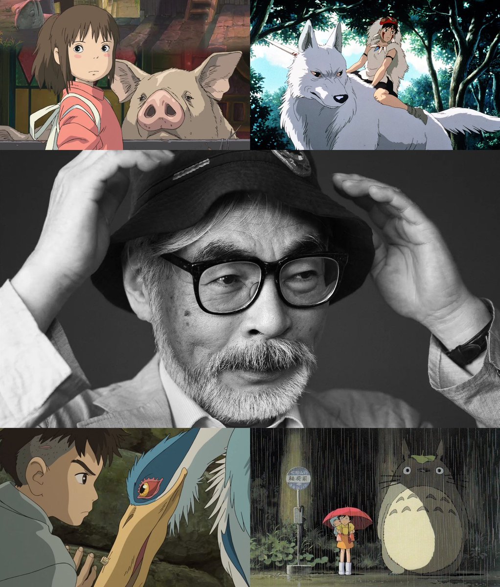FilmUpdates's tweet photo. Happy birthday to legendary filmmaker Hayao Miyazaki. https://t.co/7gh29aJWPr