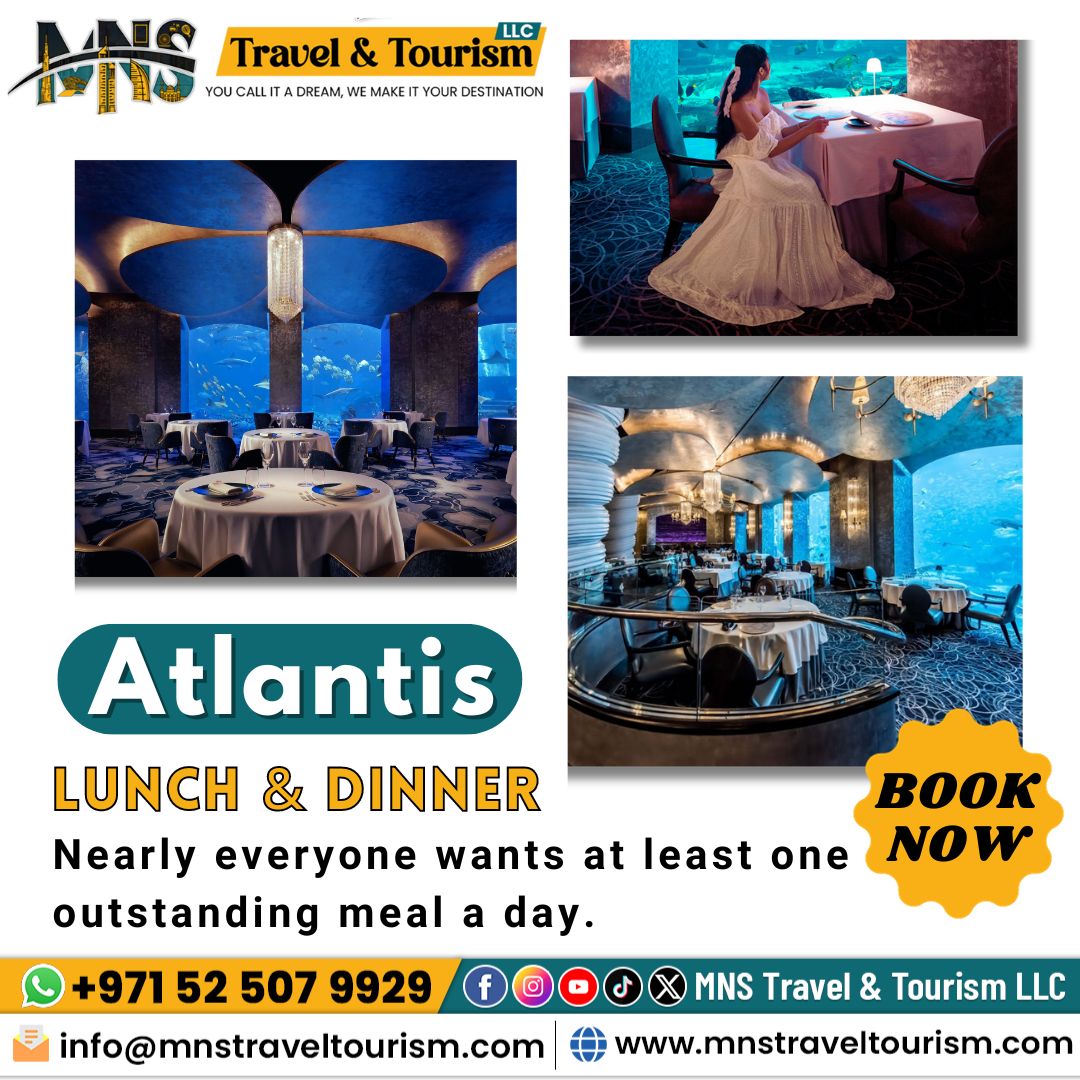 mnstravel's tweet photo. It’s a time to enjoy Lunch &amp; Dinner at Atlantis Dubai.
Hurry up!!!!
Book Your Tour Right Now Through Our Website https://t.co/1LussyFr4X
Contact Us: +971 52 507 9929
.
.
.
.
#atlantisdubai #mnstraveltourism #burjkhalifa #atlantisthepalm #dubaimarina #dubailife #travel https://t.co/ZC0A3dj7Te