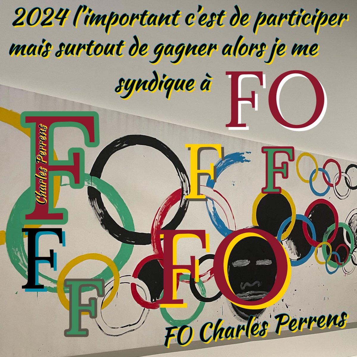 FoPerrens's tweet photo. 🚩2024 l’important c’est de participer mais surtout de gagner alors je me syndique à FO 🚩⁦@force_ouvriere⁩ ⁦@defiscalisons⁩ à 66% https://t.co/H53xa0QeLi