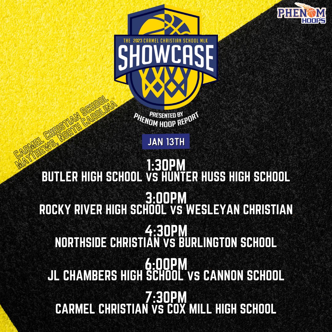 Rick Lewis (@coach_rick57) on Twitter photo 📍 Carmel Christian MLK
📆 January 13
🏟️ <a href="/CCSCougarSports/">Carmel Christian</a>
🔏 <a href="/Phenom_Hoops/">Phenom Hoop Report</a>
🎥 <a href="/TheHoopState/">Hoop State Network</a>
<a href="/colbylewis20/">Colby Lewis</a> <a href="/ty1ewis/">Tyler Lewis</a> <a href="/JeffreyBendel_/">Jeff Bendel</a> <a href="/POBScout/">Patrick O'Brien</a> <a href="/hometownJT/">Jon Tritsch</a> <a href="/charlottepreps/">Observer Preps</a> <a href="/langstonwertzjr/">Langston Wertz Jr.</a> <a href="/CJemalHorton/">C. Jemal Horton</a> 📍 Carmel Christian MLK
📆 January 13
🏟️ <a href="/CCSCougarSports/">Carmel Christian</a>
🔏 <a href="/Phenom_Hoops/">Phenom Hoop Report</a>
🎥 <a href="/TheHoopState/">Hoop State Network</a>
<a href="/colbylewis20/">Colby Lewis</a> <a href="/ty1ewis/">Tyler Lewis</a> <a href="/JeffreyBendel_/">Jeff Bendel</a> <a href="/POBScout/">Patrick O'Brien</a> <a href="/hometownJT/">Jon Tritsch</a> <a href="/charlottepreps/">Observer Preps</a> <a href="/langstonwertzjr/">Langston Wertz Jr.</a> <a href="/CJemalHorton/">C. Jemal Horton</a>