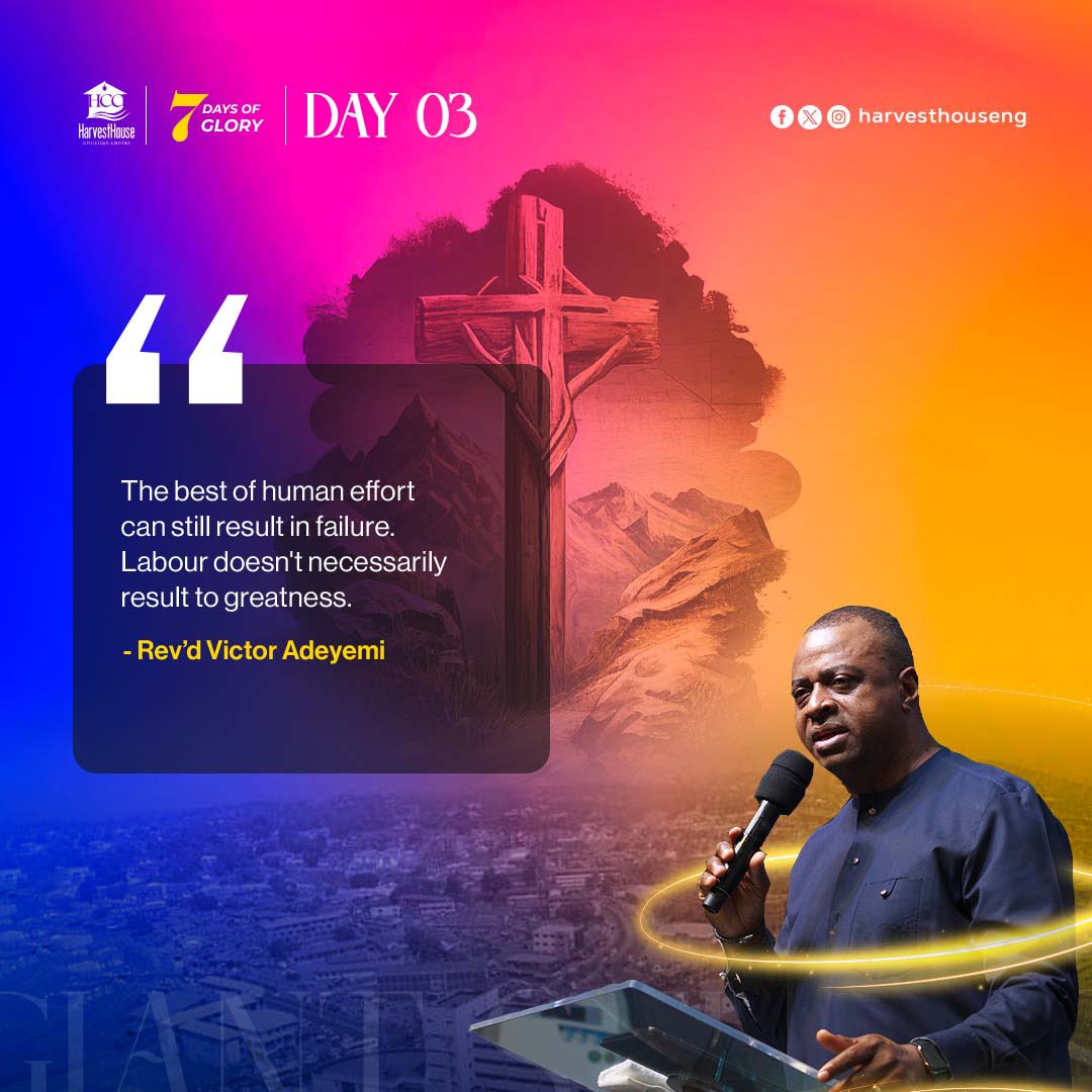 harvesthouseng's tweet photo. Failure is not the end. God has a better plan for you. 
Join us today by 5pm as we continue our January Days of Glory.
#GiantStrides 
#HCCDOG 
#HarvestHouseNation https://t.co/GV7HnV9xHj
