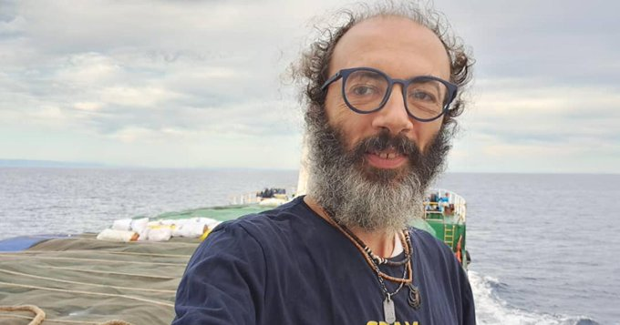 GGrimalda's tweet photo. "The really crazy thing is to do nothing".🙏@grossomomo for telling my experience of losing my job to #RefuseToFly @profilonline. And🙏for having talked about the emotions,experiences,and values that one acquires through #Slowtravel - as well as my own personal experience. Auf🇩🇪. https://t.co/WIvwnZrsVo