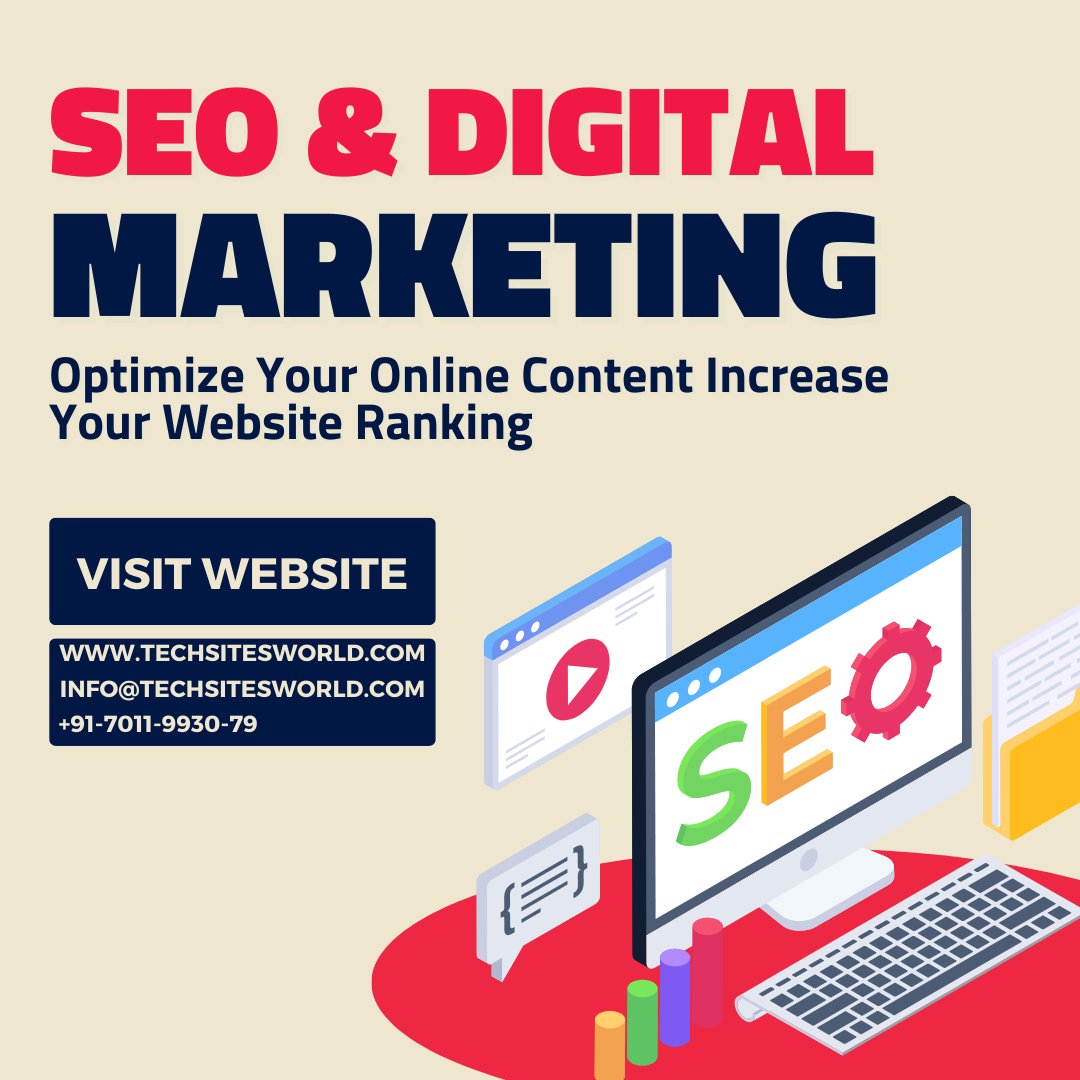 Techsiteworld1's tweet image. Implementing a comprehensive SEO strategy requires time and ongoing effort. It involves both on-page and off-page optimization techniques to enhance a website's visibility.
Visit now: techsitesworld.com/seo/
Call us: +91-7011-9930-79
#seo #digitalmarketing #marketing