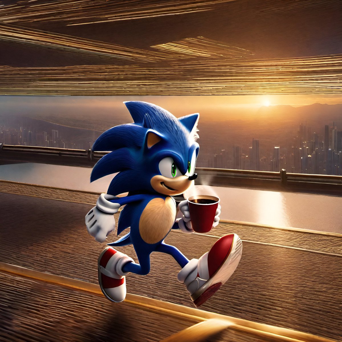 Ever wondered why Sonic runs so fast? Rumor has it he starts his day with a hearty dose of NorthWinds Foghorn Blend. The secret to supersonic speed? Maybe it's in the brew! ☕️💨 #SonicSpeed #MorningFuel #coffee