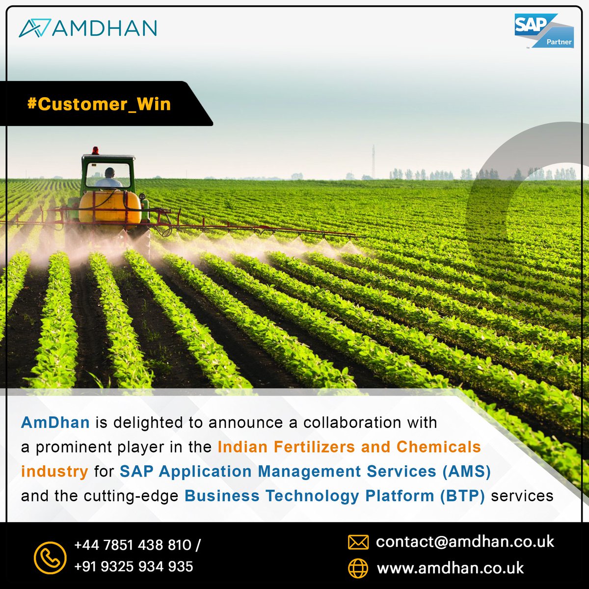 In this transformative alliance, we are set to provide our client with #SAP Application Management Services (AMS) & cutting-edge Business Technology Platform (BTP) services.

🌐amdhan.co.uk

#SAPAMS #SAPBTP #ariba #sapariba #sapsupport #success #CustomerWin #AmDhan