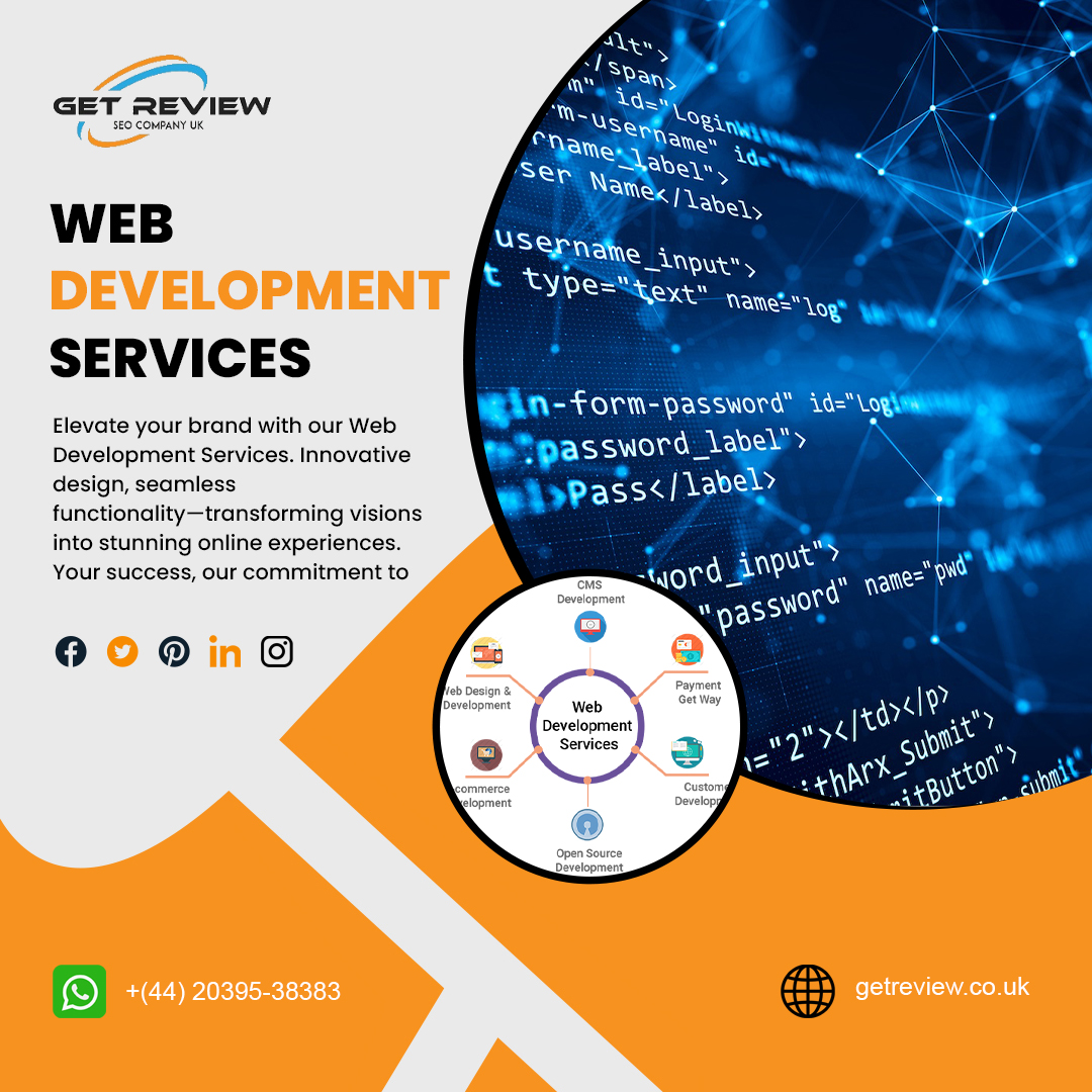 GetReviewUK's tweet photo. Unleash the possibilities for your business through compelling web development services offered by https://t.co/8vG8eYovtm! 🚀 Elevate your online presence Now💻✨
.
For more info visit🌐: https://t.co/IhXRCyPjL4
Email📧: info@getreview.co.uk
Call☎️: + (44) 20395-38383 https://t.co/TgvEkR9eaY