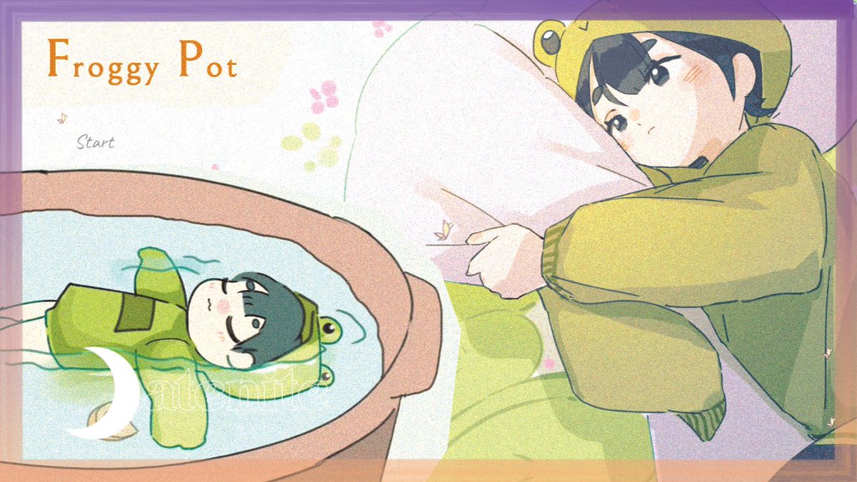 DATENITEplays's tweet photo. NEW DATENITE video! Brand new year, brand new video and....format?! We look at the menu and pick what we are eating while playing @cantusmori's FROGGY POT. What an emotional visual novel. Check it out!
PLAY GAME: https://t.co/BZNyS7xHeX
WATCH THE VIDEO: https://t.co/hVQmD3hbVT https://t.co/NOq4SItljA