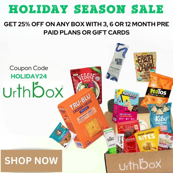 GFJourneyCAN's tweet image. The #Urthbox #HolidaySeason Sale ends soon! 

Don't miss out on saving 25% off on any Urthbox #SubscriptionBox with 3, 6 or 12 month pre paid plans or gift cards. 

Click &amp;amp; jump to available Urthbox #CouponCodes: glutenfreejourney.ca/subscription-b… 

#urthboxsubscription #glutenfree