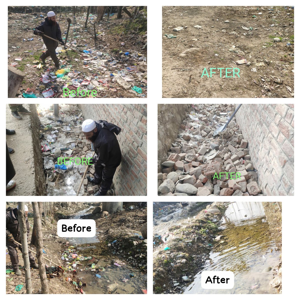 panchayat_j's tweet photo. Our Panchayats are in it's way in becoming a shining example of successful cleanliness and sanitation initiatives on a global scale. Let’s all join hands. 
Some glimpses from Pyt Qalamabad Block Mawar Dist Kupwara 
@swachhbharat
@OfficeOfLGJandK @mission_sbm @SudanAyushi @diprjk https://t.co/YhugTNFduc