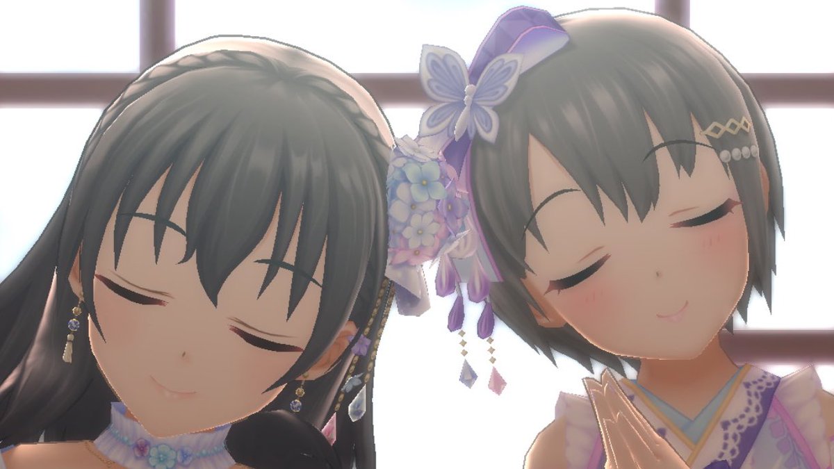 swiswits's tweet photo. 髪飾りの石？もお揃いになる藤合わせすごくつよい https://t.co/xv9S8Ix6pY