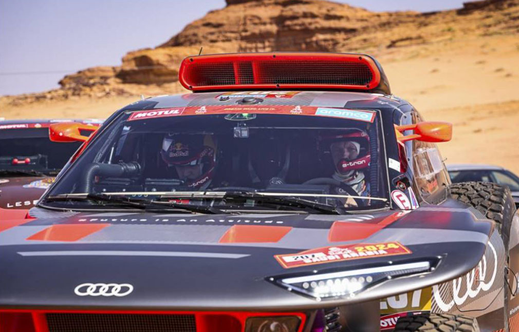 Airbag_Uy's tweet photo. Dakar 2024: Ekström marca el primer tiempo en el prólogo de coches y Schareina en moto @dakar #Ekstrom @audisport #eTron @AudiLatam @AudiOfficial  https://t.co/7aORqi4K9c https://t.co/0B2rzfuqOX