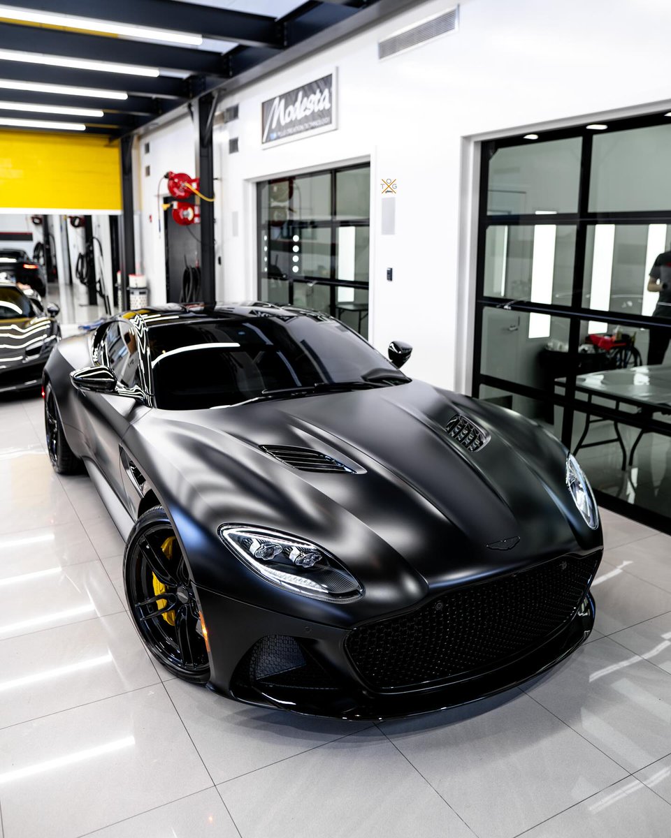 modesta_co's tweet image. Mega spec Aston Martin DBS - Completely enhanced/protected with our Ultimate Full Stealth PPF &amp;amp; Modesta Coating

#carcare #modesta #paintcoating #carcoating