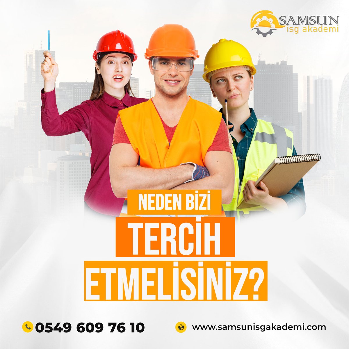 isg_akademi's tweet photo. Neden Bizi Tercih Etmelisiniz?

Faaliyet göstermekte olduğumuz sektörde yılların verdiği deneyim ile iş güvenliği uzmanlığı, işyeri hekimliği ve diğer sağlık personeli eğitimi alanlarında sizlere en kaliteli hizmeti vermekteyiz. Tercih edilmemizin sebeğlerini sizlerle paylaşmak + https://t.co/dZgClcd5Rv