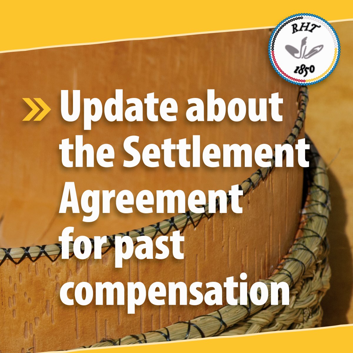 The Governments of Canada and Ontario have completed their internal approval processes regarding the Settlement Agreement. This means that we are moving forward with getting signatures from all parties on the Settlement Agreement.

What comes next? 👇👇👇

rht1850.ca/_files/ugd/d8b…