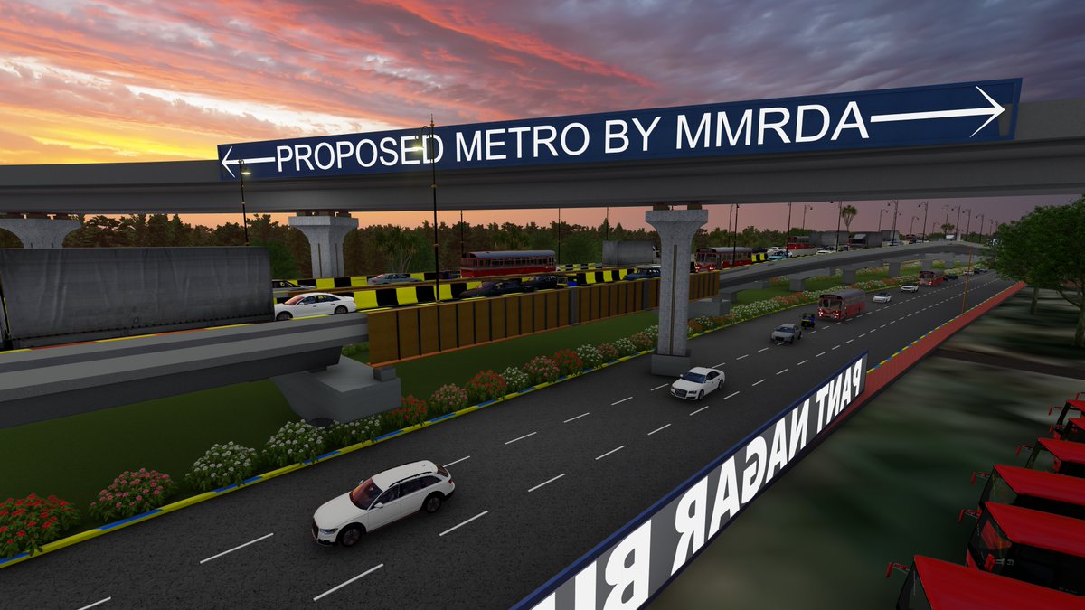 Maharail_Corp's tweet photo. 3D visual of Cable Stayed ROB at #Ghatkopar. #MRIDC is implementing the construction of this Cable Stayed Bridge. This will ease the traffic congestion and smooth Traffic movement on AGLR. #infrastructure #RoadSafety #Railways https://t.co/grT9vv0nce