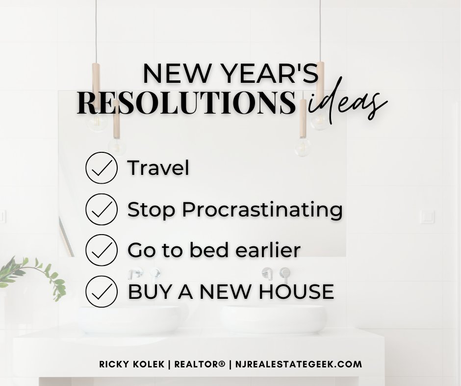 Is buying a house on your New Year's Resolutions list? If so get in touch today! I'd love the opportunity to help you with all your RE needs 😀
.
.
#nj #njrealtorslife #njhomes #njlife #njrealestate #njrealestategeek #homesweethome