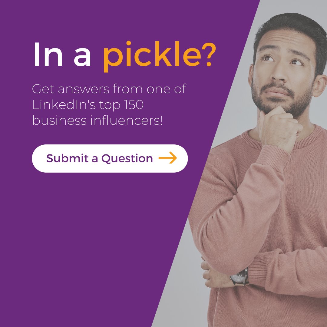 Stuck in a business conundrum? Share it with our "In a Pickle" segment. Gain unique #BusinessConsulting insights from Colin or Ryan. Your query could be our next topic! Submit here: beyondphilosophy.com/pickle/?utm_ca…