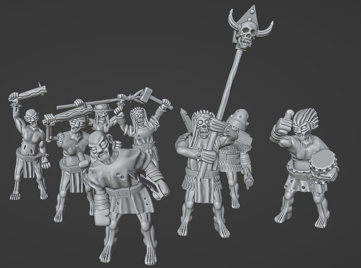 YstlundMinis's tweet photo. January free releases, #Oldhammer inspired #Undead #zombies and #CorpseCart and some #Orc slaves for #ChaosDwarfs
Can be found here;
https://t.co/4Lum8tUdkc
https://t.co/2tKSbVSQ7a https://t.co/sht4ERRLkD