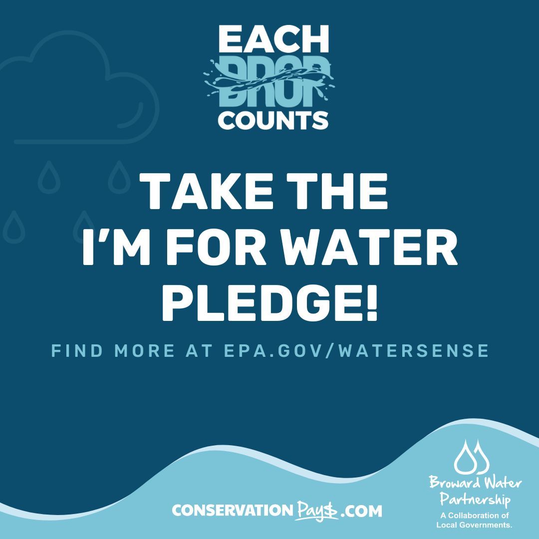 BrowardSavesH2O's tweet photo. ๐While 70% of the Earthโs surface is covered with water, only 1% percent is available for human use. Take the โIโm for Waterโ pledge and commit to saving water all year long.
Take the Pledge--> https://t.co/2hxeP24HWf
#ImForWater #EachDropCounts #WaterConservation #SaveWater https://t.co/zPisuwsoH6