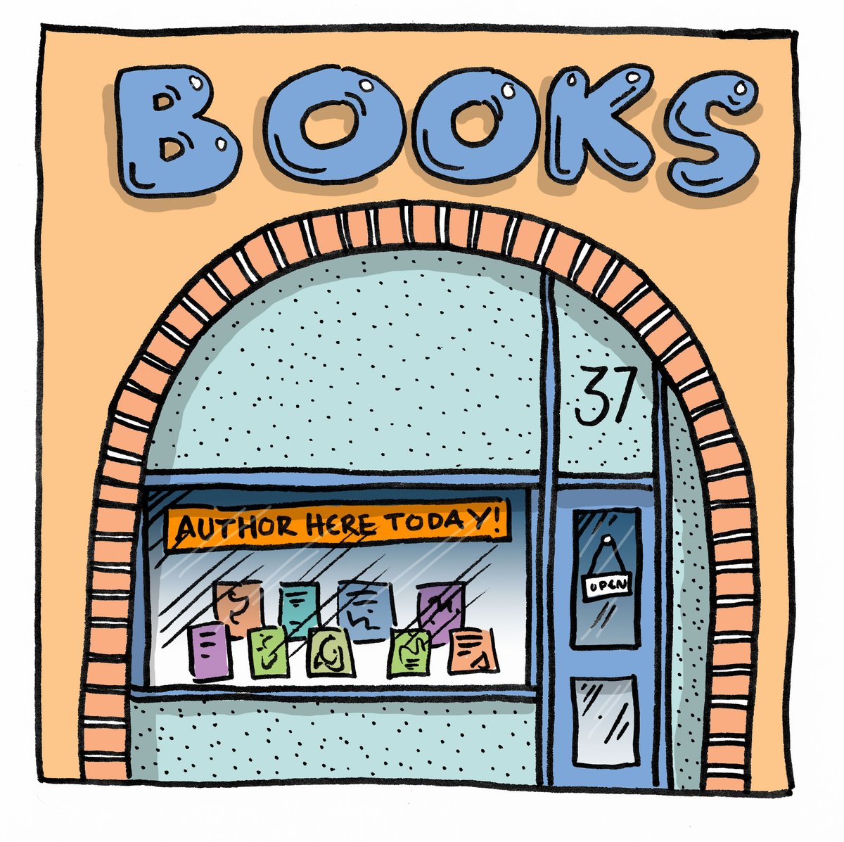 shoorayner's tweet image. How to draw a book store real easy
youtu.be/6QiPigxZhJA 

 #ArtEducational #ArtEducator #drawing #kidart