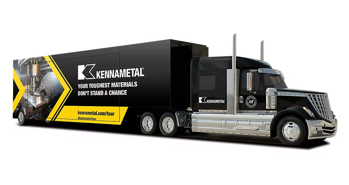 And we're off! Our #KennametalTour across the U.S. kicks off Monday at the @RCRracing Museum. This unique, interactive experience features our innovative, industry-leading solutions with experts who can show you how to take your projects to the next level. okt.to/kNu1Z6