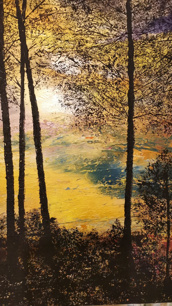 Broken by Hilary Watkinson

I write from the heart. My poems give you a window to my heart.
I paint in acrylic s. I can't use a paintbrush because of arthritis so use a kitchen spatula and for this painting, cardboard and cling film.

hilarywatkinson.com