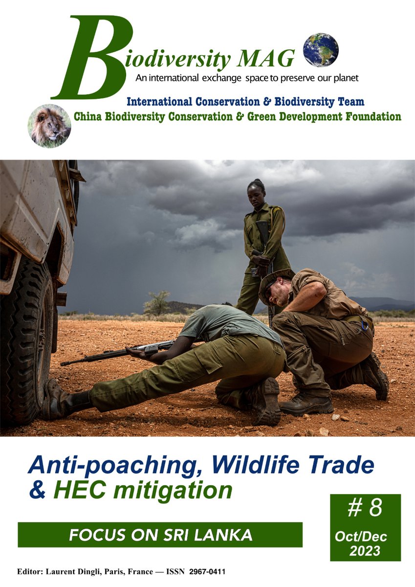 🥳🍾🥂 #Biodiversity MAG 8 is online with a focus on Human-Elephant Conflict in #SriLanka, antipoaching in #Africa, conservation in #Ghana #Pakistan #India, non-human primate trade from Latin America @philip_ciwf @JackChimps Feel free to read and share 👉 online.flipbuilder.com/LaurentDingli/…