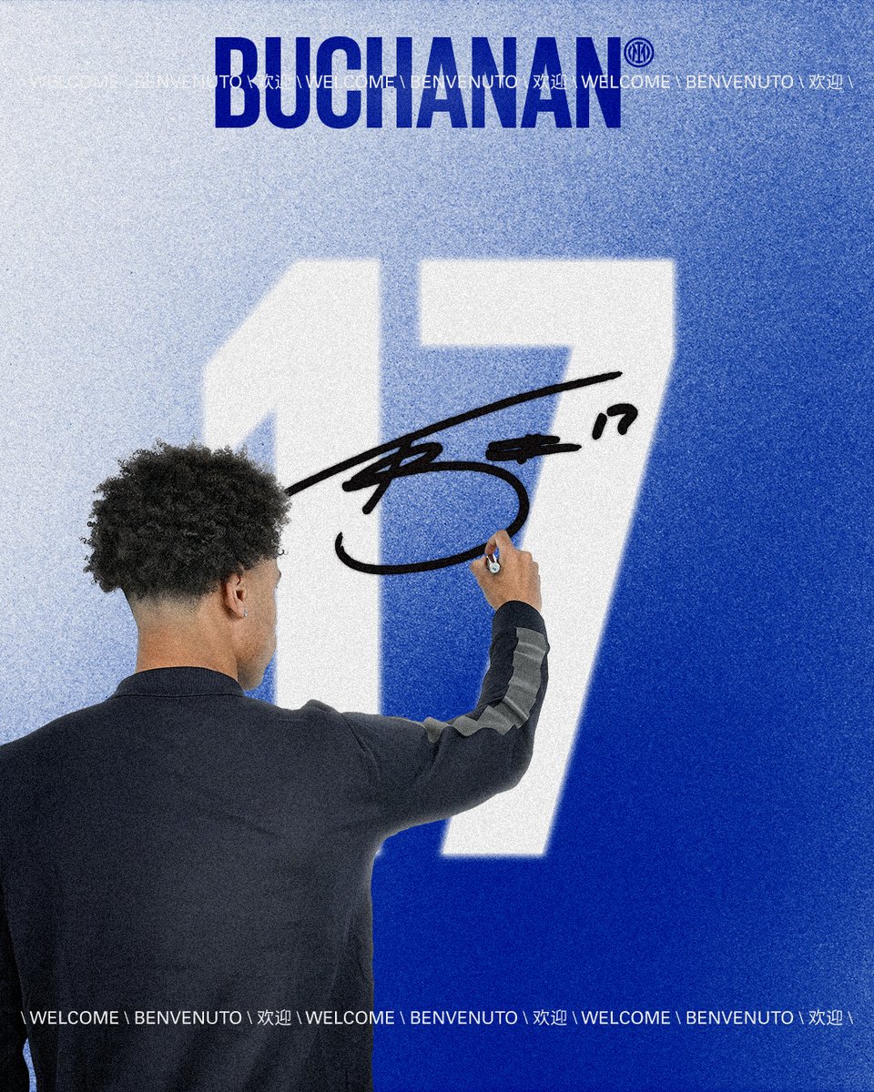 Inter's tweet photo. Tajon indosserà… 🔢

#ForzaInter #WelcomeTajon https://t.co/2STff3L58k