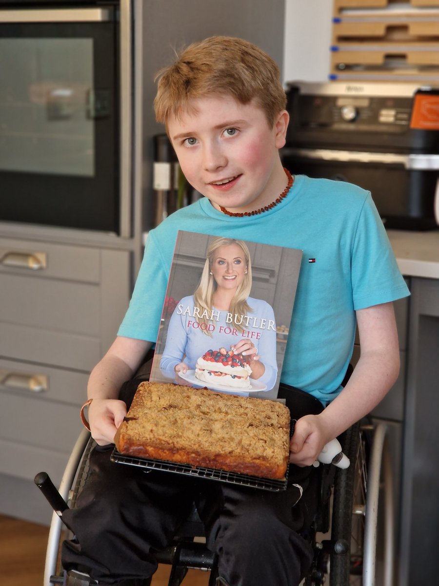 Beautiful Isaac.

He made a lemon curd 🍋 tray bake . It was delicious.

#EndDuchenne #WeNeedAMiracle