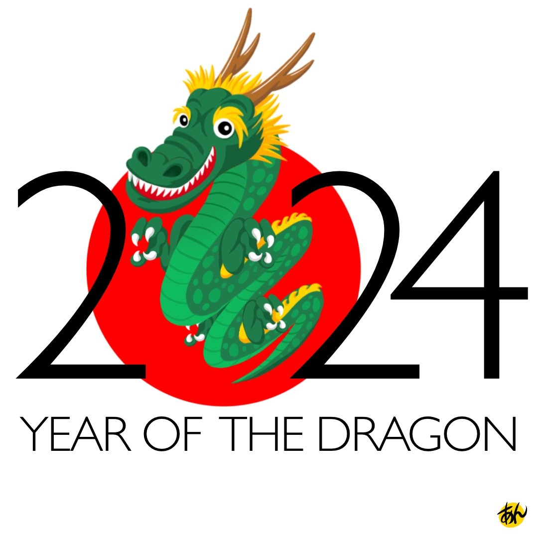ancreationjp's tweet photo. The year 2024 in the Chinese zodiac is the year of the dragon. It is a year of new beginnings and great growth.

😆An
Let's have a great year flying high into the great sky together! Do and go, Dragon 2024.
#illustration #ILLUSTORY https://t.co/yk8Fhewshb