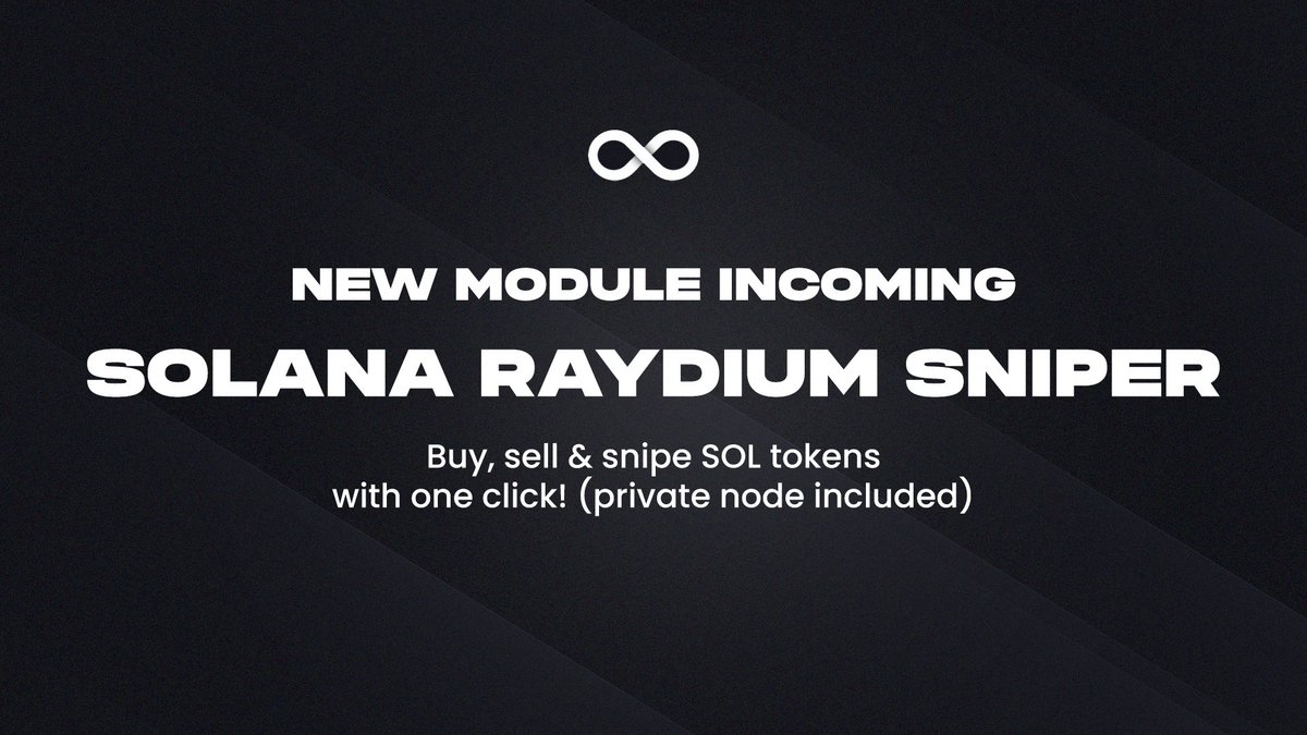 OriginMint's tweet image. 🚨BIG ANNOUNCEMENT! 🔔

OriginMint is back!! 

We’re launching  “Solana Raydium Sniper” module VERY soon!💸

Buy, Sell &amp;amp; Snipe SOL tokens for big profits with just one click…🔥 

RT this tweet for a chance to win a LIFETIME access pass! 🎉♻️

**PRIVATE NODE INCLUDED**⚡️