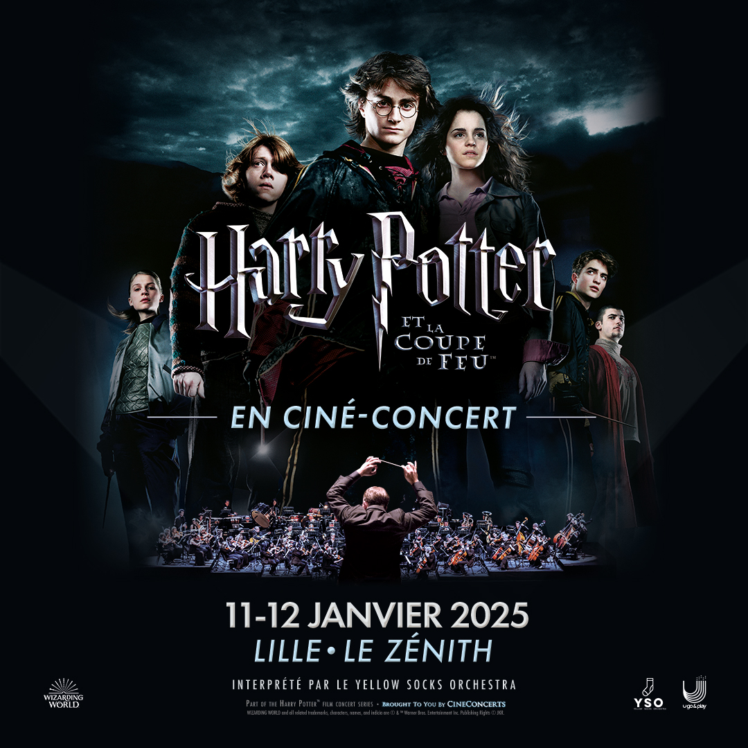 Zénith de Lille (@zenithdelille) on Twitter photo Ciné-concert <a href="/harrypotter/">Harry Potter</a> et la Coupe de Feu 🏆🦉⚡️
La saga continue au Zénith de Lille avec le 4ème volet du film culte!
📅 Les 11 & 12.01.25
🎟️ Infos & réservations : bit.ly/3TUwvm1 Ciné-concert <a href="/harrypotter/">Harry Potter</a> et la Coupe de Feu 🏆🦉⚡️
La saga continue au Zénith de Lille avec le 4ème volet du film culte!
📅 Les 11 & 12.01.25
🎟️ Infos & réservations : bit.ly/3TUwvm1