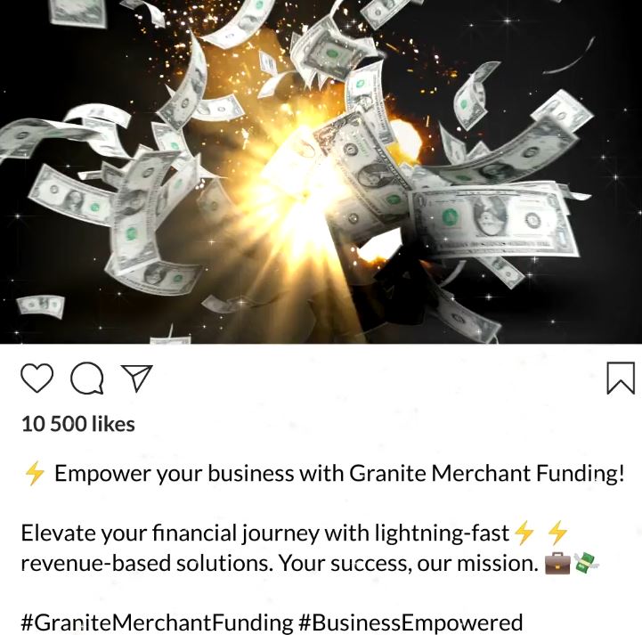 ⚡ Empower your business with Granite Merchant Funding! Elevate your financial journey with lightning-fast revenue-based solutions. Your success, our mission. 💼💸
•
•
•
#revenuebasedfinance #businessfunding #workingcapital #smallbusiness #business