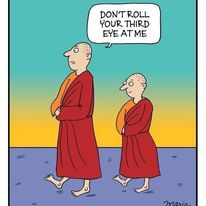 sofieann's tweet image. Buddhist humor :-)