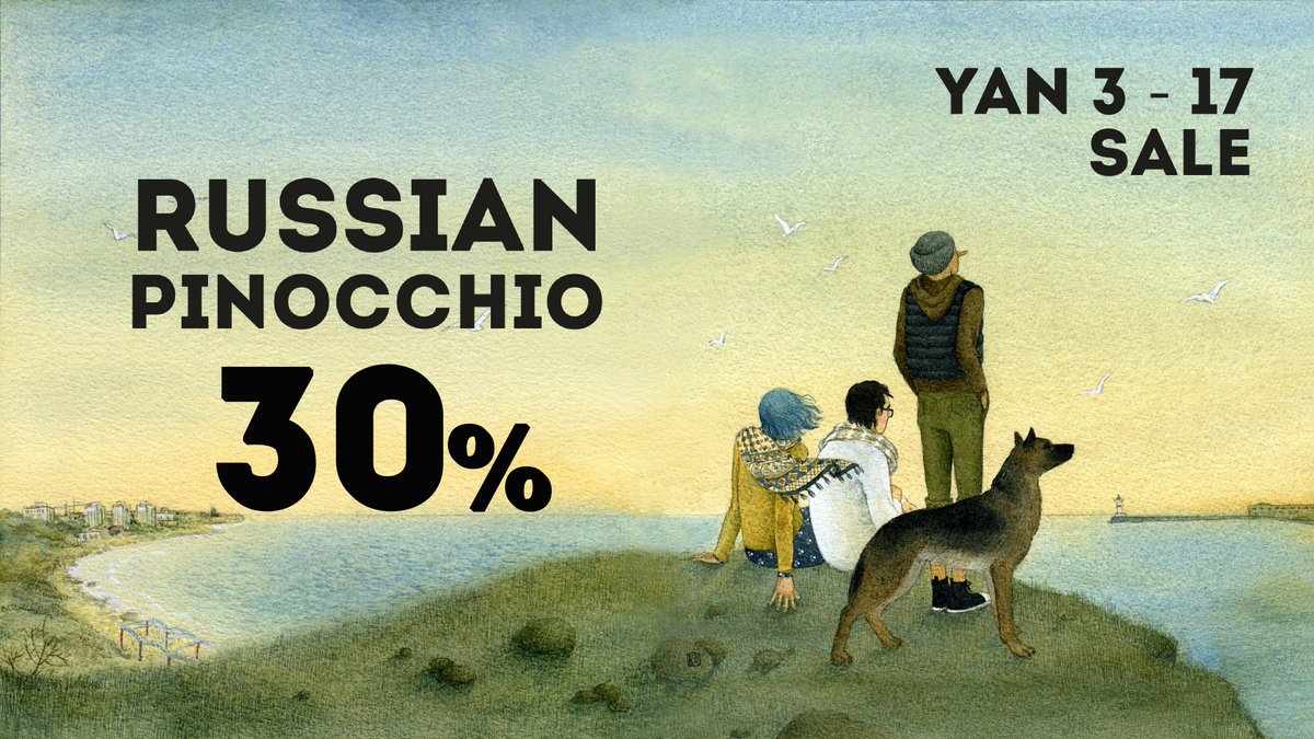 SnagBox_Studio's tweet photo. New Year's sale Russian Pinocchio from January 3 to 17 ❄️🎄
Hurry up to buy with a 30% discount!

https://t.co/58yhQNmCeJ 

#russianpinocchio #ps4 #discount #indiegame #visualnovel #comic #platinum #trophies https://t.co/vOhUPhXuhy