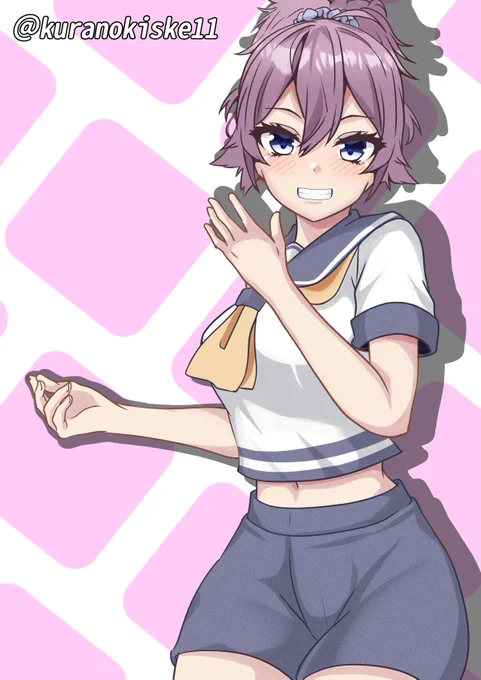 青葉「気になるんですかぁ?いい情報ありますよぉ?」#艦これ版深夜の真剣お絵描き60分一本勝負 #艦これ版真剣お絵描き60分一本勝負_20240105 