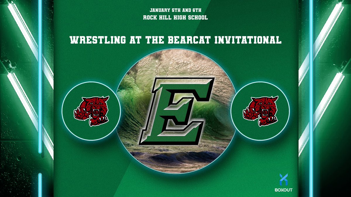 EHS_GamedayLIVE's tweet photo. Big weekend for the Green Wave Wrestling team! Good Luck! #matwave https://t.co/cjSvw7G674