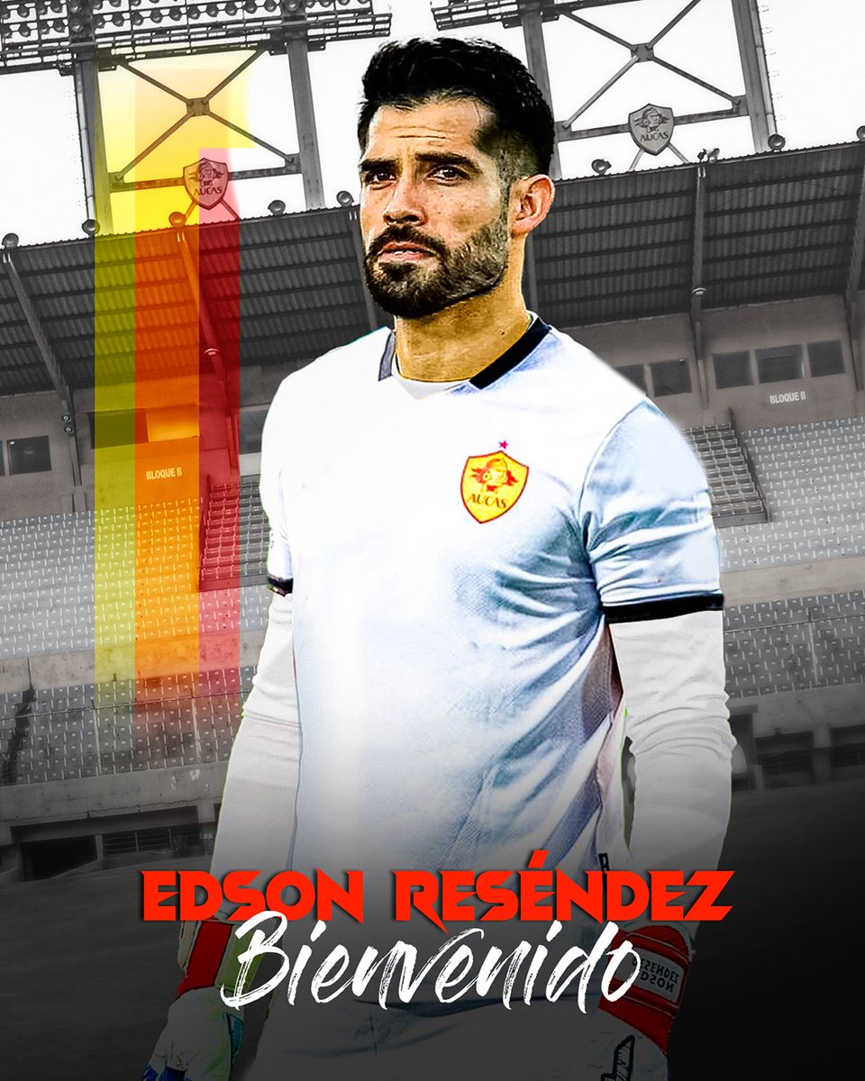 Aucas45's tweet photo. ¡La temporada 2024 nos llena de ilusión con el nuevo refuerzo que se suma en la portería de #SDAucas! 

Bienvenido al #PapáAucas Edson Reséndez 🤝⚽ 

#LaNuevaHistoria
#VamosPorMás
#Aucas2024🟡🔴 https://t.co/wi090MNbY4