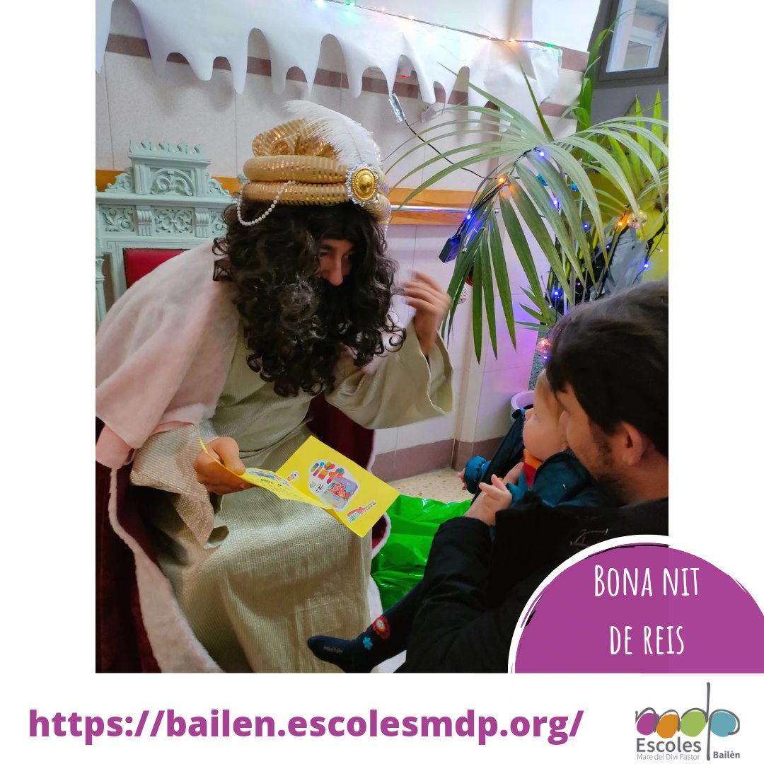 MDPBailen's tweet photo. Ja teniu preparada la ✉️? Recordeu anar a dormir ben d’hora. Ses Majestats ja estan preparats per fer realitat tots els vostres desitjos. Bona Nit de Reis! 👑👑👑🎁🎁🎁
#mdpbailen
#nitdereis https://t.co/6KfsWqLwUg