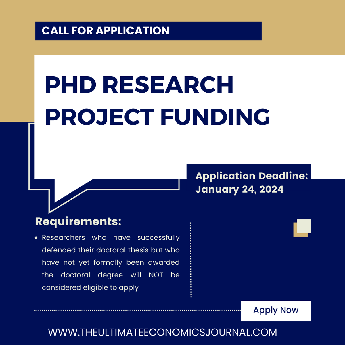 the_uej's tweet image. The Australia-France Network of Doctoral Excellence (AUFRANDE) Program , in the Centre de Droit et D’Economie De la Mer is inviting applications for a PhD project
theultimateeconomicsjournal.com/call-for-appli…
Visit the website for more details and share
#Spatialeconometrics #Governanceanalysis