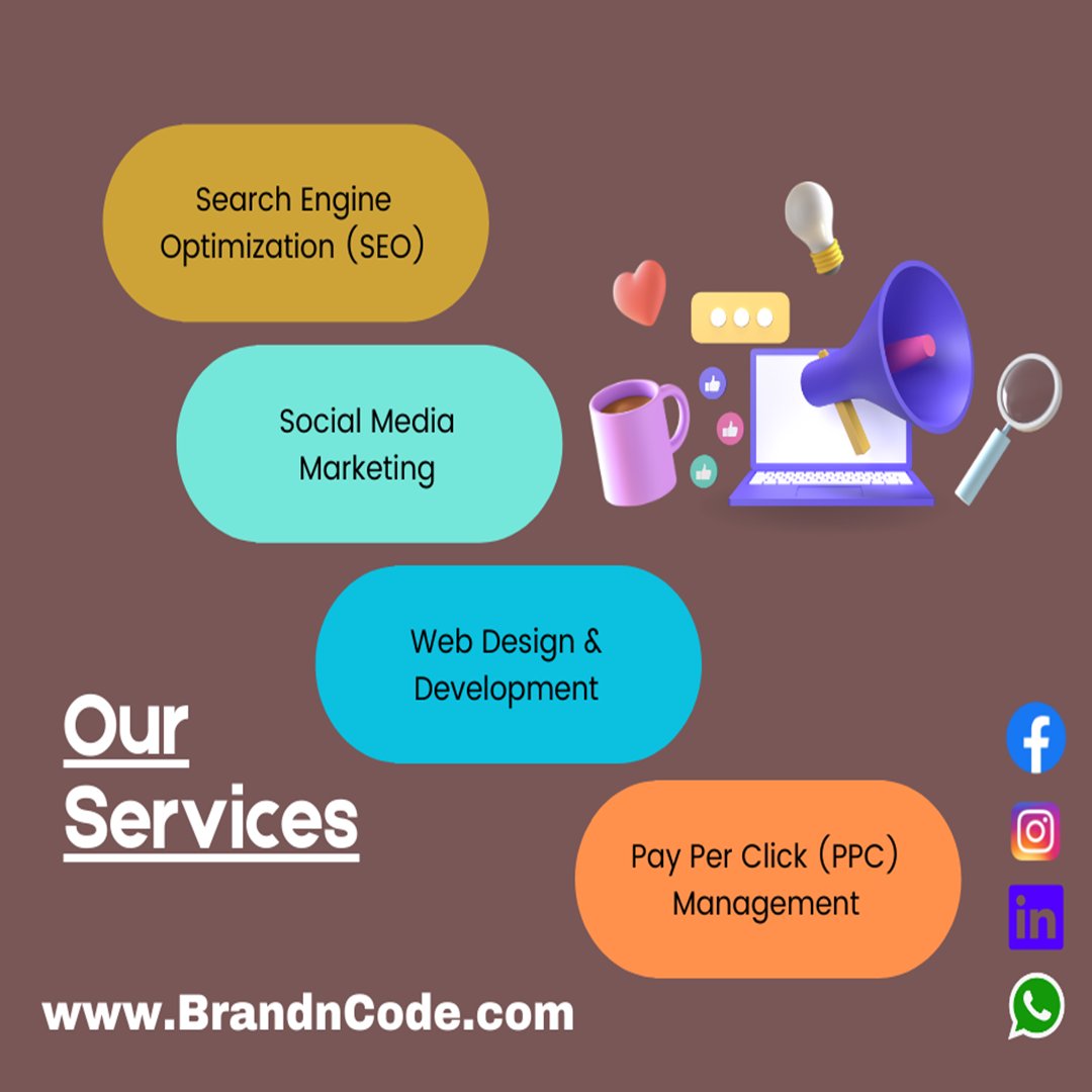 BrandnCode's tweet photo. Elevate your brand with our Digital Marketing Services! 🌐 Our expert team crafts tailored strategies to boost your online presence, drive engagement, and increase conversions. 💡 From SEO to social media management.✨ #DigitalMarketing #OnlineSuccess #SocialMediaStrategy https://t.co/wFI4nDWwlH