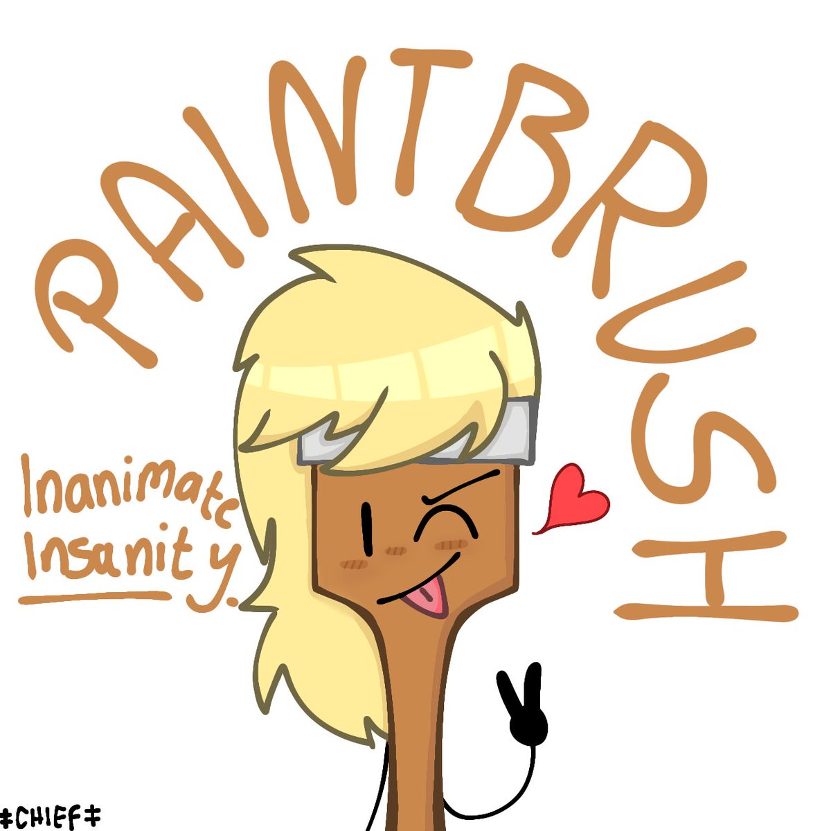 Some digital art with paintbrush!!! #Inanimate