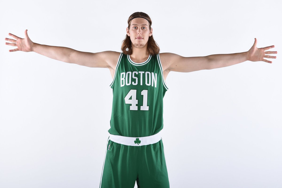 Big_Maine100's tweet photo. Celtics fans, How are we feeling about Kelly Olynyk back green? https://t.co/Pl3WLDicDW