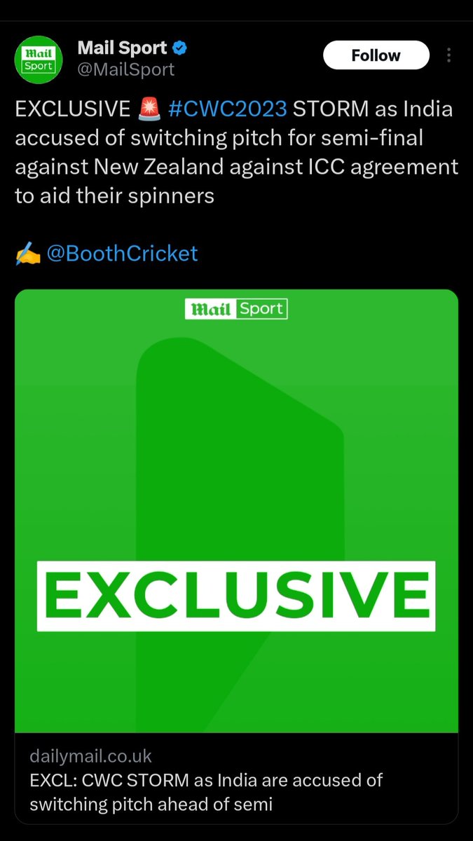 SanjivaKUK's tweet image. Yup. They tried hard to win the ICC Cricket World Cup 2023 by hook or crook. Evidence of it is everywhere. 👇
#CWC2023 #CWC2023Final