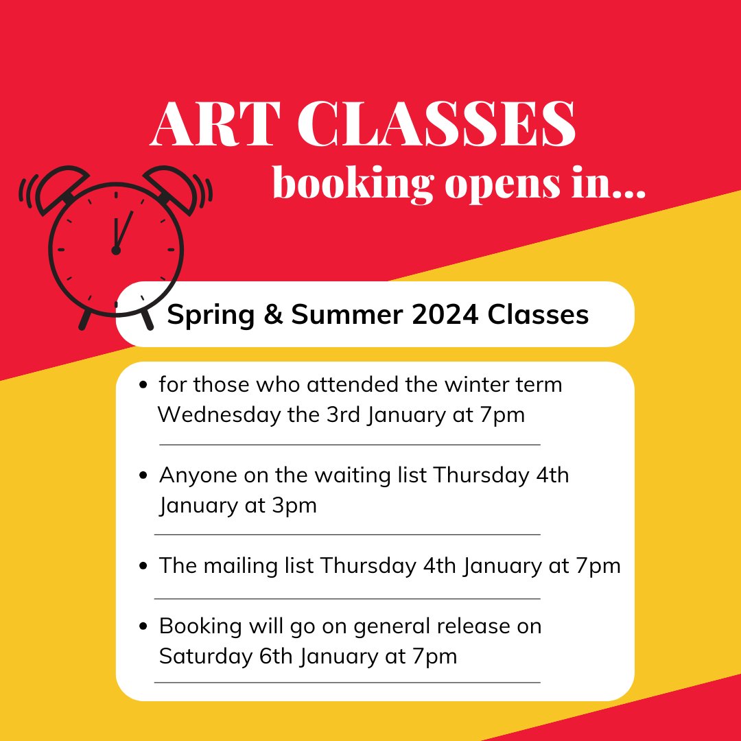 the_craftcorner's tweet photo. Are you on the list? 
Join us this Spring for creative after school art classes for children in Kildare 

Celbridge on Mondays 
North Kildare Sports Club on Tuesdays 
Online on Wednesdays 
Straffan on Thursdays 

Get access  
https://t.co/vzu4D8j9Cq

#thecraftcorner #kidsartclass https://t.co/6uaomZEKra
