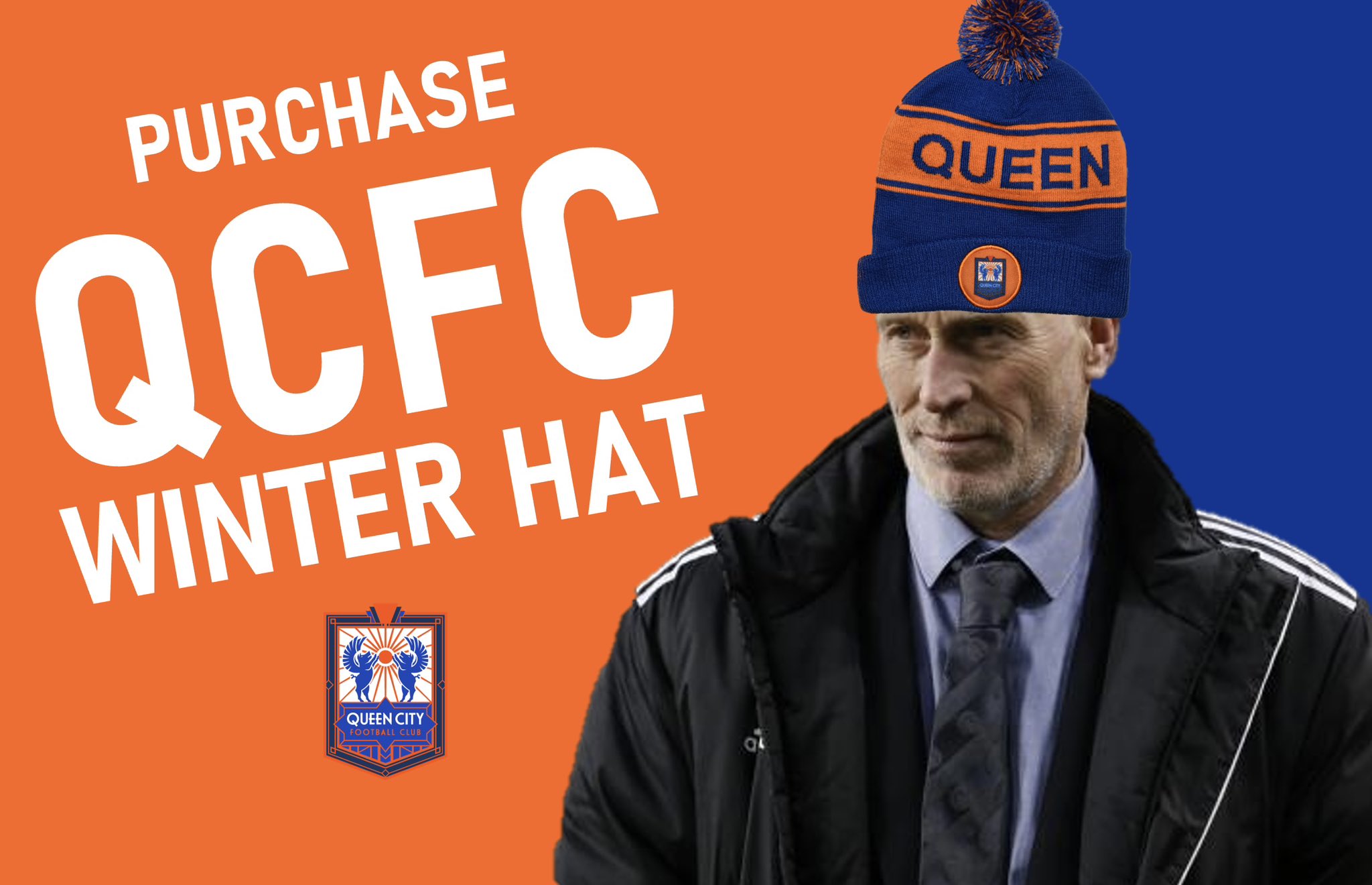 Queen City Football Club on X Don t forget that our winter hats are available for 25.00. Bob Bradley approves. https t J9OZccsTNH X