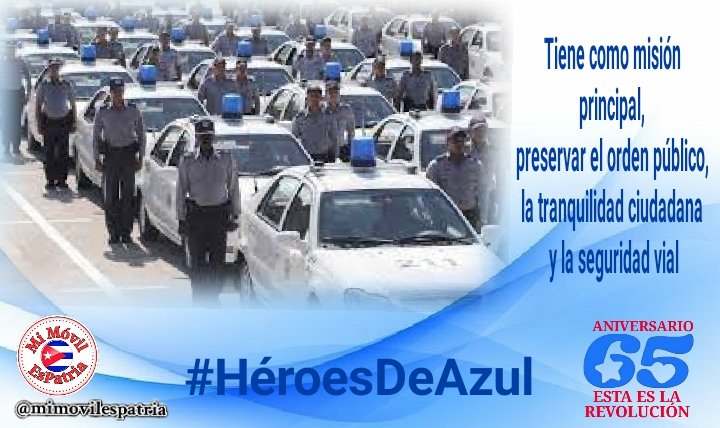 Felicidades a los #HéroesDeAzul en su 65 aniversario junto al pueblo. #DeZurdaTeam #ValoresTeam